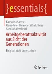 Cover von Arbeitgeberattraktivität aus Sicht der Generationen