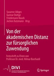 Cover von Von der akademischen Distanz zur fürsorglichen Zuwendung