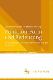 Cover von Funktion, Form und Bedeutung