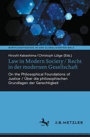 Cover von Law in Modern Society / Recht in der modernen Gesellschaft