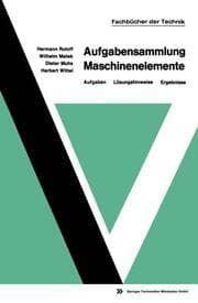Cover von Aufgabensammlung Maschinenelemente