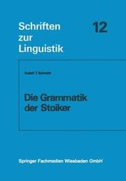 Cover von Die Grammatik der Stoiker