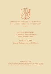 Cover von Die Bedeutung der Virusforschung für die moderne Genetik / Über die Wirkungsweise von Erbfaktoren