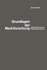 Cover von Grundlagen der Marktforschung