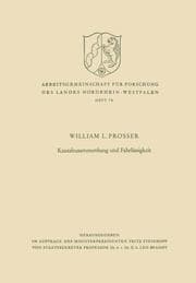 Cover von Kausalzusammenhang und Fahrlässigkeit