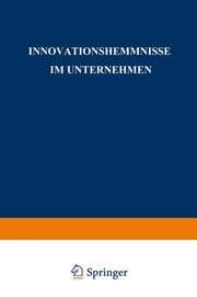 Cover von Innovationshemmnisse im Unternehmen