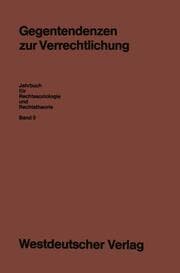 Cover von Gegentendenzen zur Verrechtlichung