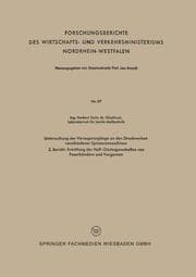Cover von Untersuchung der Verzugsvorgänge an den Streckwerken verschiedener Spinnereimaschinen