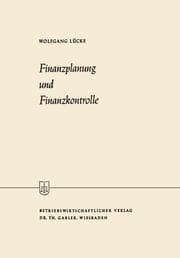 Cover von Finanzplanung und Finanzkontrolle