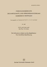 Cover von Die Sichtweite im Nebel und die Möglichkeiten ihrer künstlichen Beeinflussung