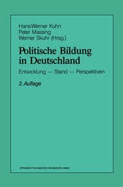 Cover von Politische Bildung in Deutschland