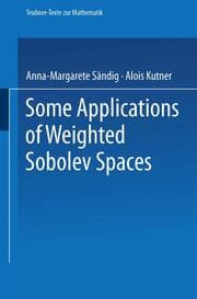 Cover von Some Applications of Weighted Sobolev Spaces