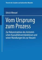 Cover von Vom Ursprung zum Prozeß
