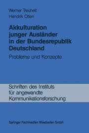 Cover von Akkulturation junger Ausländer in der Bundesrepublik Deutschland
