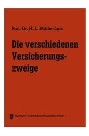 Cover von Die verschiedenen Versicherungszweige