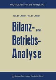 Cover von Bilanz- und Betriebsanalyse