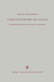Cover von Literaturtheorie bei Lukian