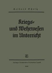 Cover von Kriegs- und Wehrwesen im unterricht