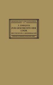 Cover von Zur Geschichte der Logik