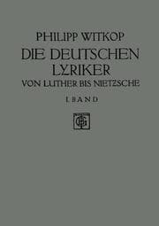 Cover von Die Deutschen Lyriker
