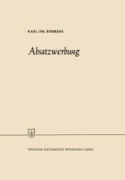 Cover von Absatzwerbung
