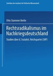 Cover von Rechtsradikalismus im Nachkriegsdeutschland