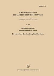 Cover von Die erforderliche Grundausrüstung ländlicher Räume