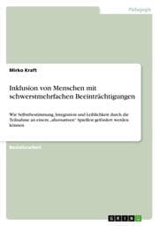 Cover von Inklusion von Menschen mit schwerstmehrfachen Beeinträchtigungen