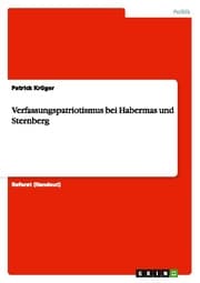 Cover von Verfassungspatriotismus bei Habermas und Sternberg