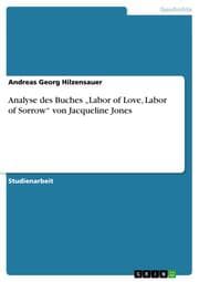 Cover von Analyse des Buches Labor of Love, Labor of Sorrow von Jacqueline Jones