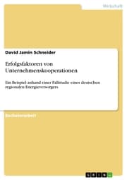 Cover von Erfolgsfaktoren von Unternehmenskooperationen