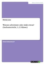 Cover von Warum schwimmt oder sinkt etwas? (Sachunterricht, 1./2. Klasse)