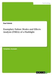 Cover von Examplary Failure Modes and Effects Analysis (FMEA) of a Flashlight