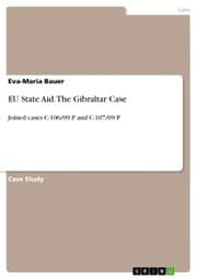 Cover von EU State Aid. The Gibraltar Case