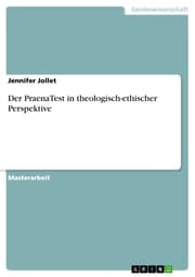 Cover von Der PraenaTest in theologisch-ethischer Perspektive