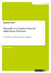 Cover von 'Beowulf' as a Conduct Poem for Anglo-Saxon Princesses