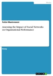 Cover von Assessing the Impact of Social Networks on Organisational Performance