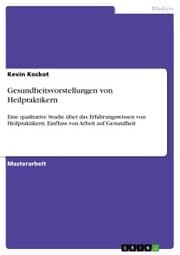 Cover von Gesundheitsvorstellungen von Heilpraktikern