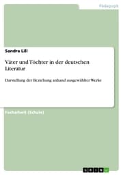 Cover von Väter und Töchter in der deutschen Literatur