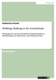 Cover von Mobbing/ Bullying in der Grundschule