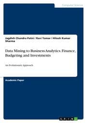 Cover von Data Mining to Business Analytics. Finance, Budgeting and Investments