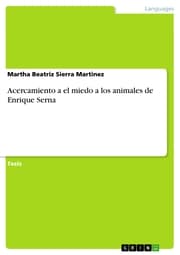 Cover von Acercamiento a el miedo a los animales de Enrique Serna