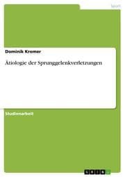 Cover von Ätiologie der Sprunggelenkverletzungen