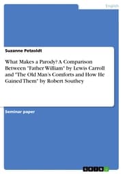 Cover von What Makes a Parody? A Comparison Between 'Father William' by Lewis Carroll and 'The Old Man's Comforts and How He Gained Them' by Robert Southey