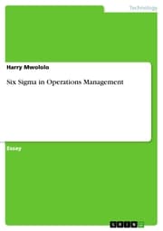 Cover von Six Sigma in Operations Management