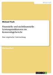 Cover von Finanzielle und nichtfinanzielle Leistungsindikatoren im Konzernlagebericht
