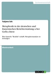 Cover von Metaphorik in der deutschen und französischen Berichterstattung über Geflüchtete