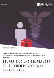 Cover von Sturzrisiko und Sturzangst bei älteren Menschen in Deutschland