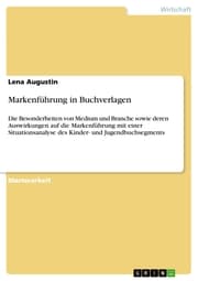 Cover von Markenführung in Buchverlagen