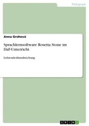 Cover von Sprachlernsoftware Rosetta Stone im DaF-Unterricht